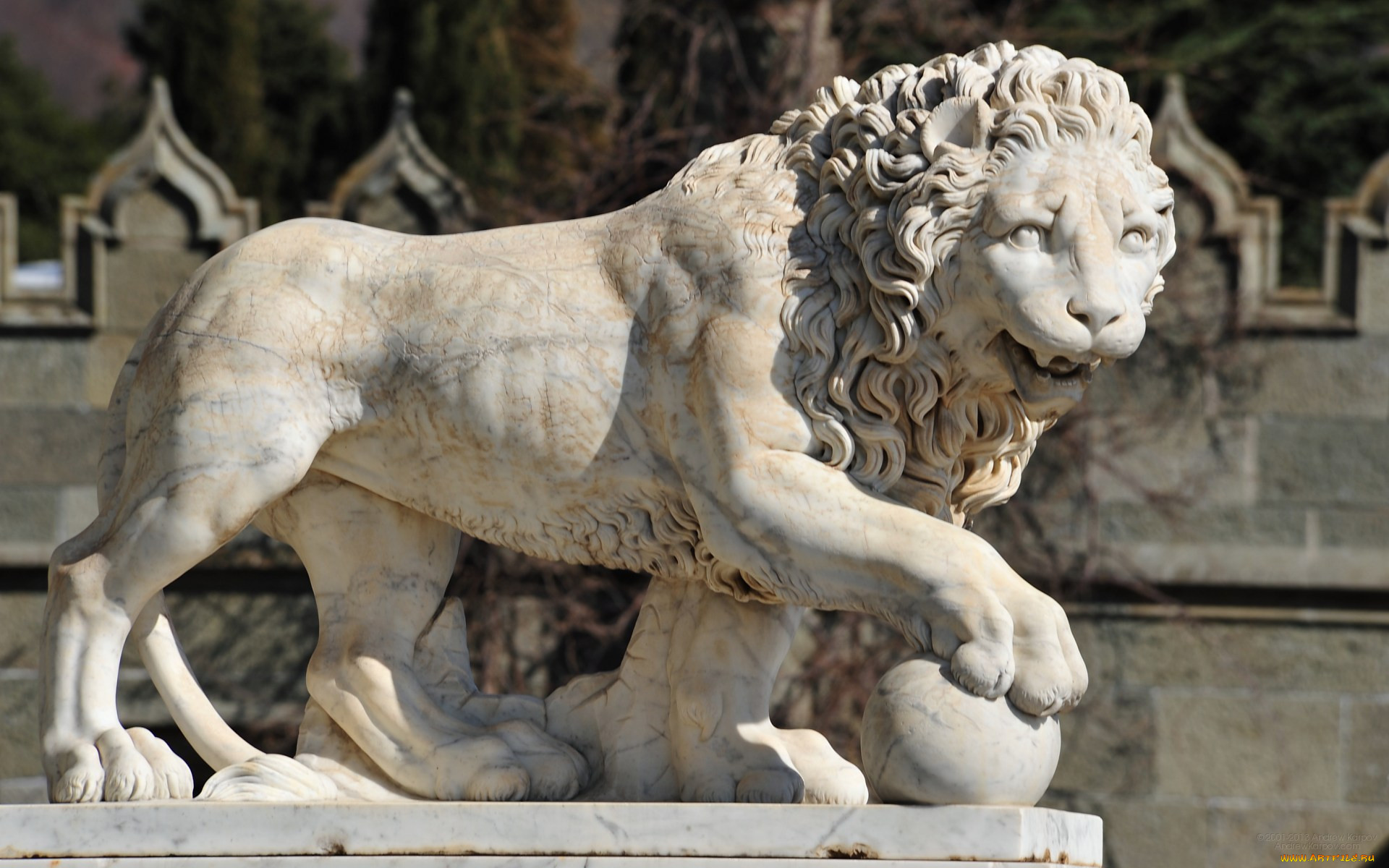 Брунсвик скульптура крылатый Лев